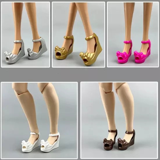 Sandals For 11.5inch Girl Doll Shoes Plastic High Heel Shoes For Blyth Licca