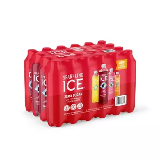 Sparkling Ice Red Variety Pack, 17 Fl Oz, 24 Pk