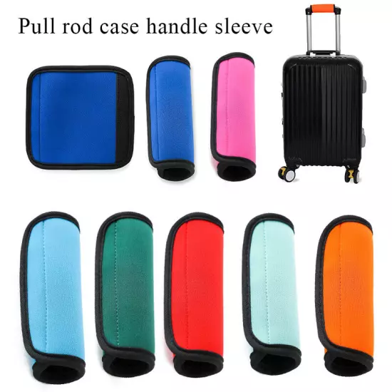 Luggage Handle Wrap Grip Identifier Stroller Grip Protective Cover for Suitcase-