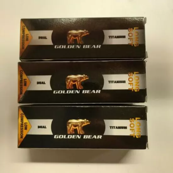 New Golden Bear Dual Titanium Golf Balls 9 Golf Balls total USGA Long Soft