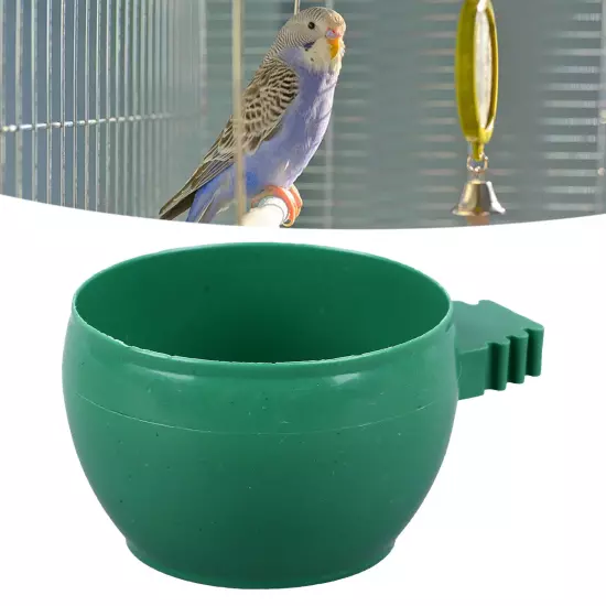 Bird Feeder Cage Cups Thickened Water Bowl Round Feeding Sand Cup