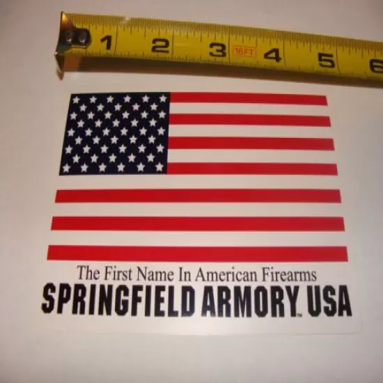 Springfield Armory USA Firearms Decal, Window Sticker