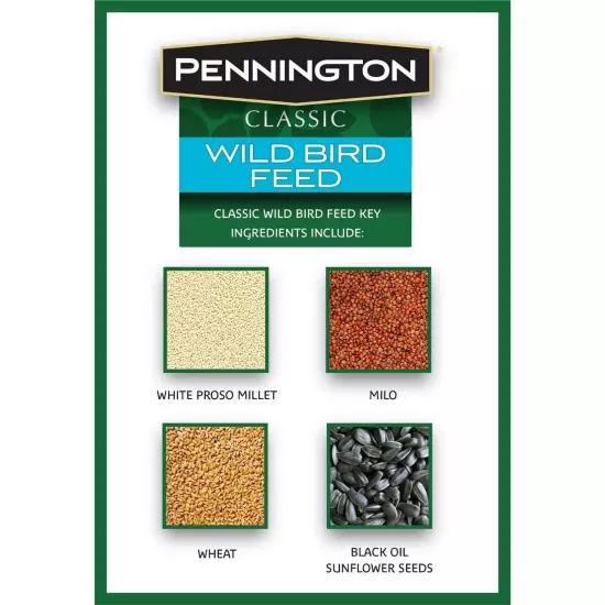 10/20/40 lb. Bag Pennington Classic Wild Bird Feed and Seed