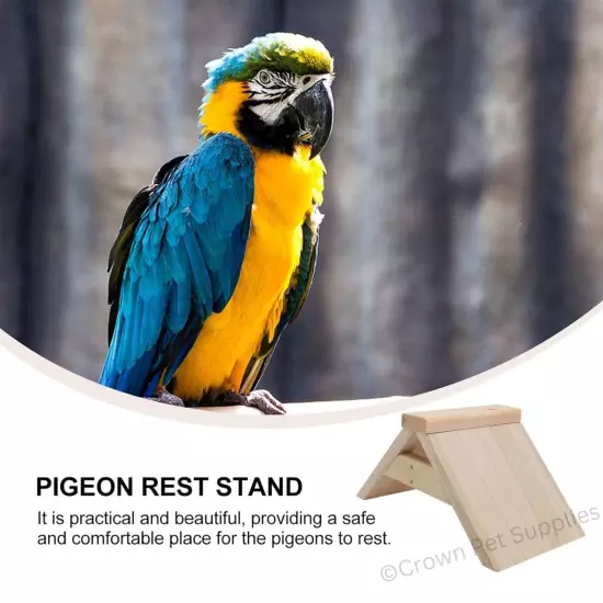 Pigeon Perches Woodden Dove Rest Stand Pigeons Durable Wood Stand Frame for Dove