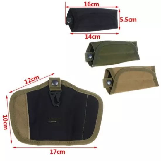 Outdoor Molle Pouch Tactical Key Wallet Keychain Holder Case Waist Bag 3 Colors