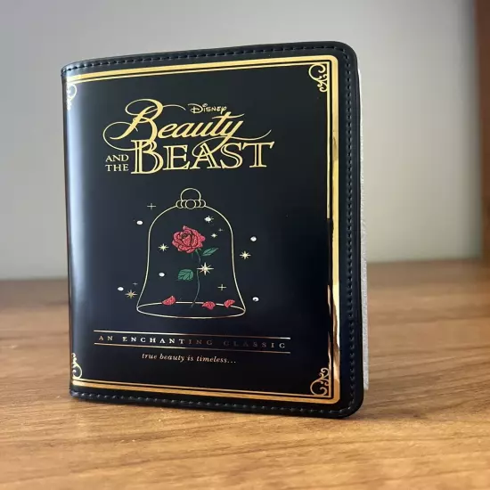 NWT Disney X Kate Spade Beauty And The Beast Passport Holder Card Case Leather