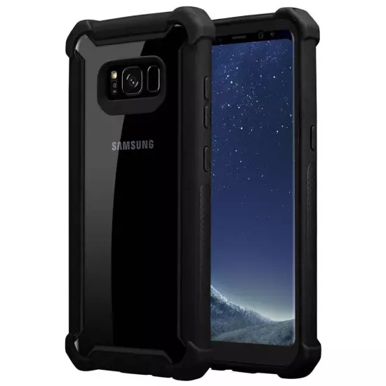 Case for Samsung Galaxy S8 PLUS 2-in-1 Protection Phone Cover TPU Silicone