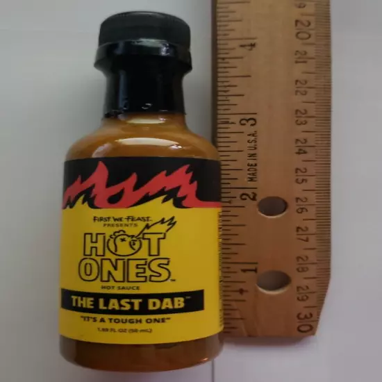 Qty 2 THE LAST DAB - Hot Ones - Original Mini - 1.69 fl oz - PEPPER X - 2/2025