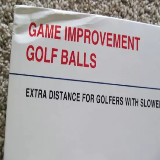 15 UNUSED LASER LITE GOLF BALLS IN ORIGINAL PACKAGE-VERY UNIQUE DIMPLE