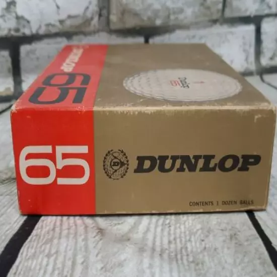 One Dozen Dunlop 65 Vintage Golf Balls #5,#6,#7 & #8