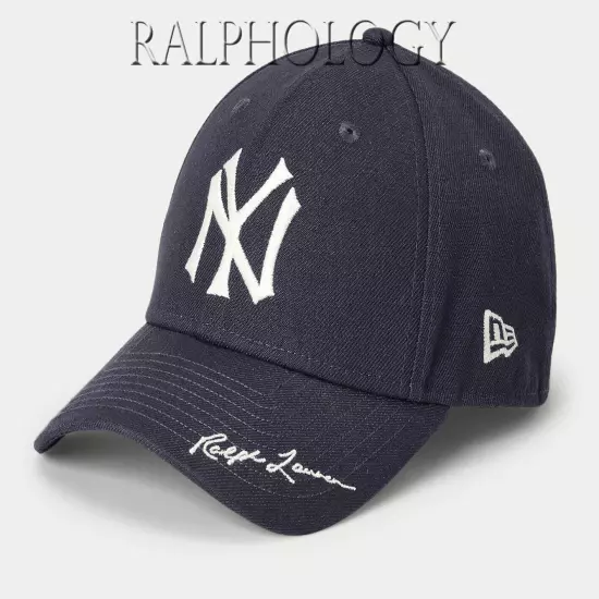 New York NY Yankees Polo Ralph Lauren 49FORTY New Era Big Pony Baseball Hat Cap