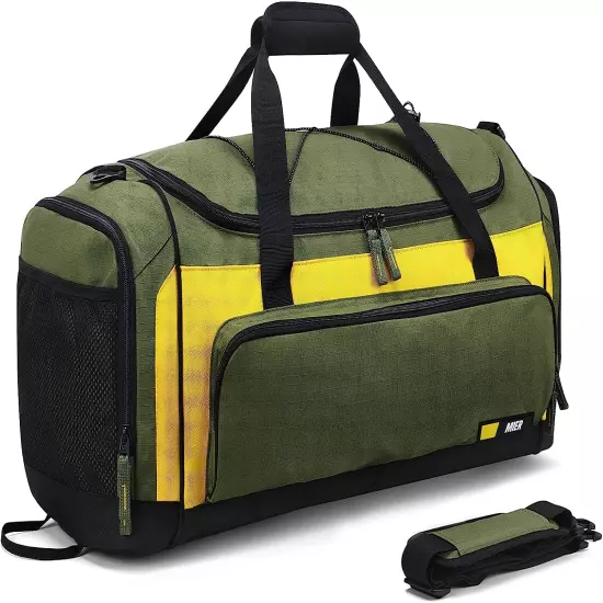 Large Duffel Bag Men'S Gym Bag with Shoe Compartment, 60L