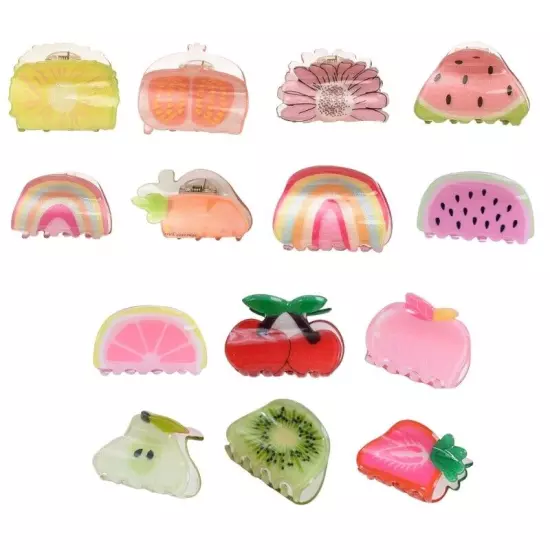 Fruit and Vegetable Hair Claw Clip for Women Small Headpiece Hair Accessories