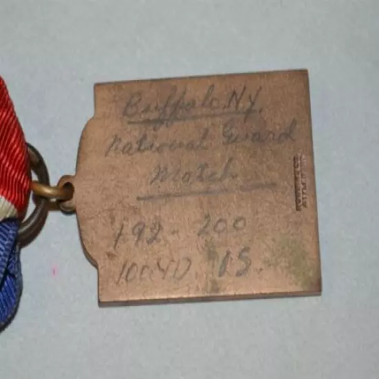 1930's-40's NFSC Shooting Medal Natiuonal Guard Match Buffalo New York 