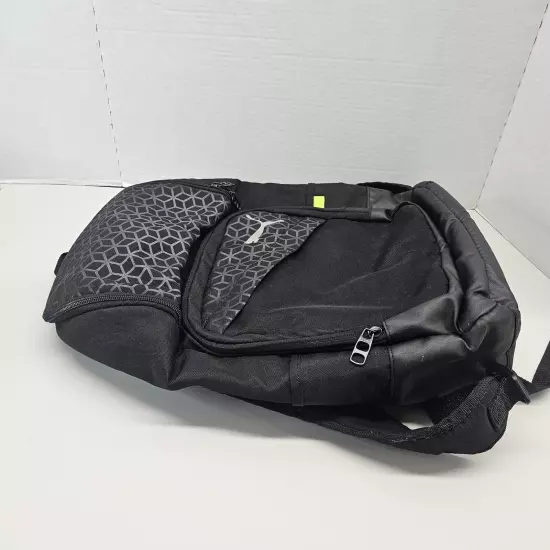 Puma Backpack Back To School Bag Black Lime Green Padded Multi Pocket Travel Gym