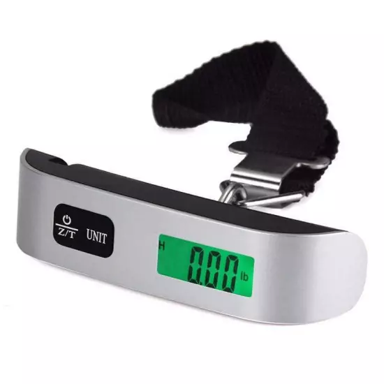 50KG Digital Hand-held Hanging Luggage Weighing Measuring Scales Suitcase Bag