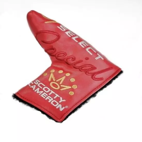 SCOTTY CAMERON SPECIAL SELECT GOLF PUTTER HEADCOVER - RED