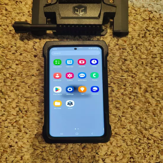 Juggernaut Case, Mount, and Samsung Galaxy S20 5G with ATAK Build