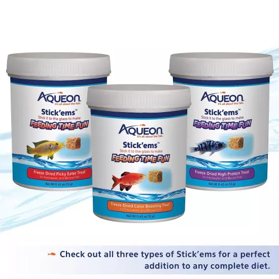 Stick'ems Freeze-Dried Picky Eater Pet Fish Treat