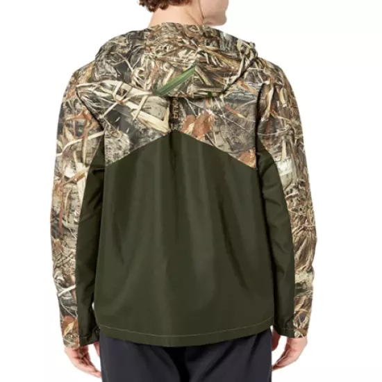 New Under Armour Hooded Hunting Jacket Skysweeper Realtree Camo Mens Medium