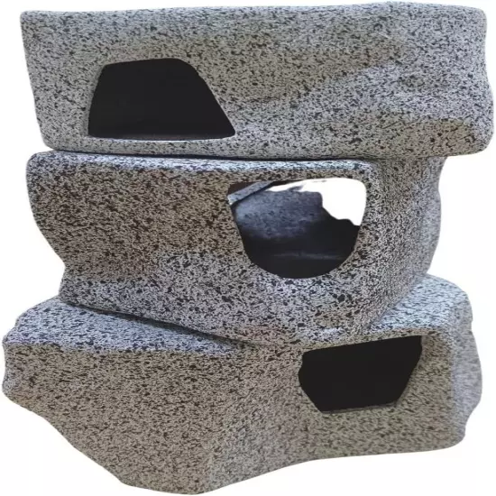 Aquarium Stone Hideaway Decoration Ceramic Tank Decoration Stone Rock Hideout