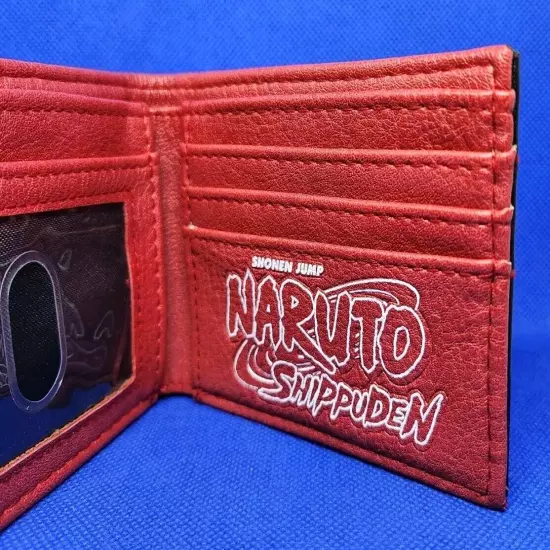 2007 Bioworld, Shonen Jump NARUTO SHIPUDEN, Faux Leather, Bi-fold Wallet