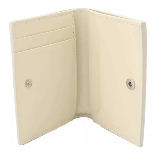 Montblanc Meisterstuck 4810 Mini Leather Wallet In Ivory 130941