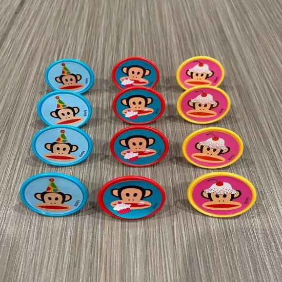 Paul Frank birthday cupcake toppers