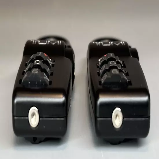 Tumi Alpha Black TSA Luggage Combination Lock Lot Of 2 Preowned Great Condition