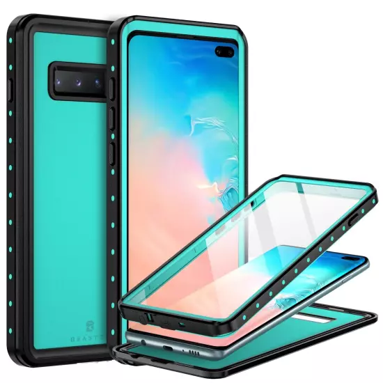 For Samsung Galaxy S10 Plus Waterproof Case Shockproof Built in Screen Protector