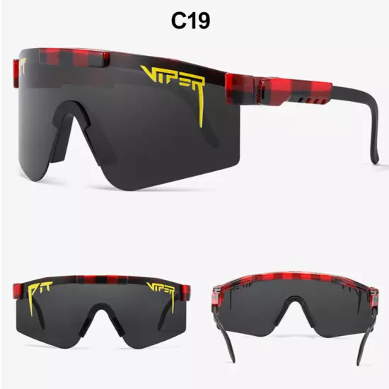 Integrated Lenses Polarized Sunglasses Wind Goggles Cycling Eyewear