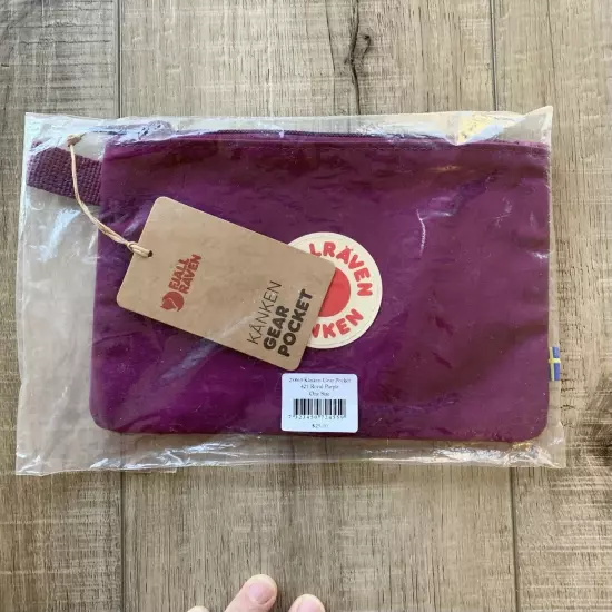 NWT Fjallraven Kanken Gear Pocket Royal Purple