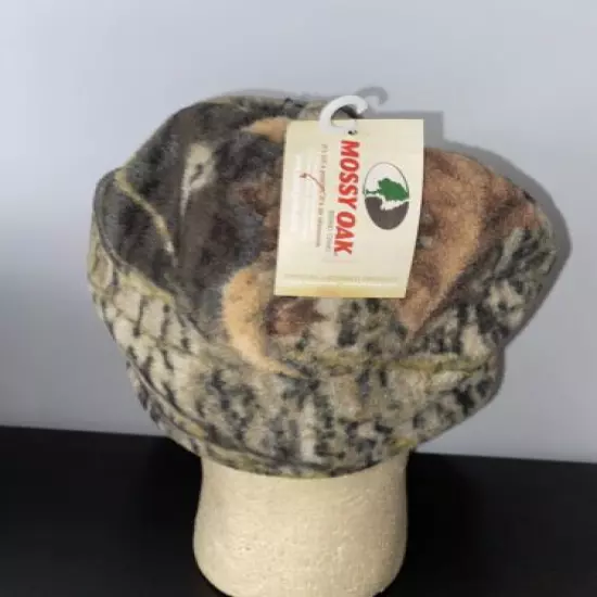 Mossy Oak Toque Camouflage Reversible Stocking Hat Beanie Hunting Blaze Orange