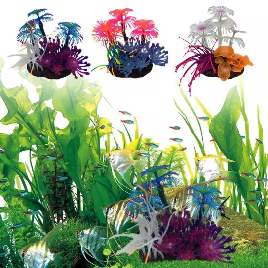 Fish Tank Coral Fish Tank Landscaping Decoration Underwater World Col