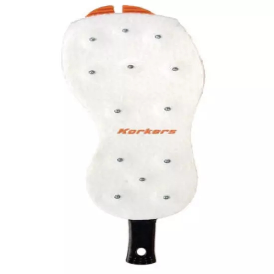 Korkers OmniTrax v3.0 Interchangeable Studded Felt Sole, Gray/Orange