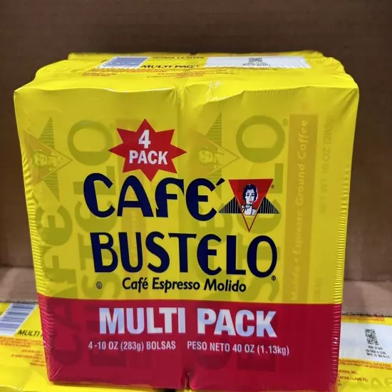 pack of 4 Cafe Bustelo Espresso Ground Coffee, 10 oz each