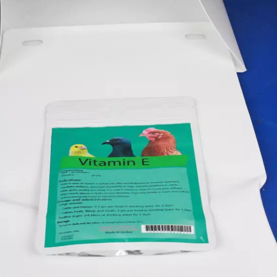 Poultry Chicken Vitamins E Vitamins powder Vitamins 100g Vitamins E 