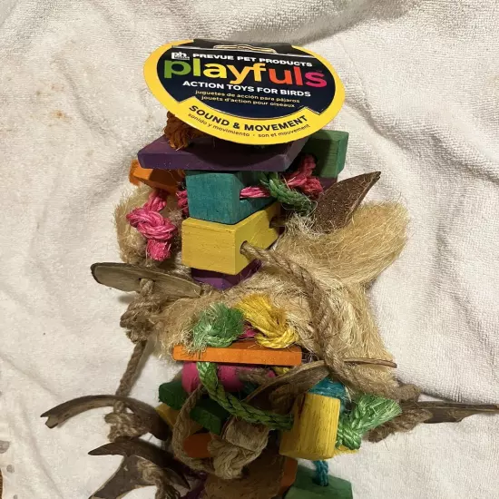 Prevue Bodacious Bites Tough Puff Bird Toy