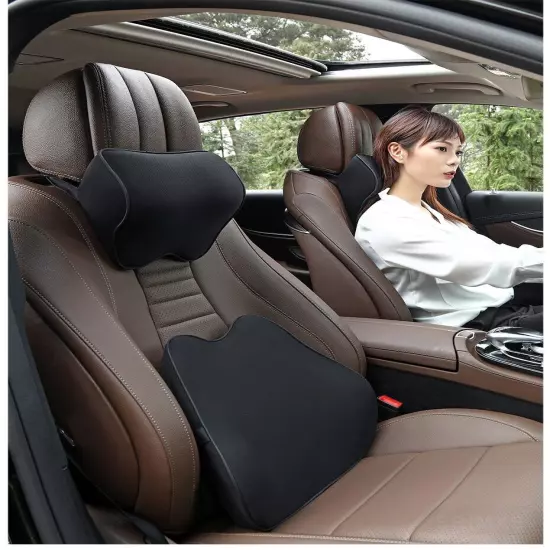 Car Headrest Pillow Neck Breathable Auto Neck Rest Headrest Cushion Seat