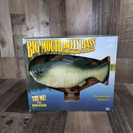 "I WILL SURVIVE" Big Mouth Billy Bass The Singing Sensation Gemmy New In Box