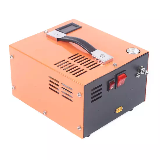 12V PCP Air Compressor &Transformer High Pressure Pump Fan Cooling 30Mpa 4500PSI