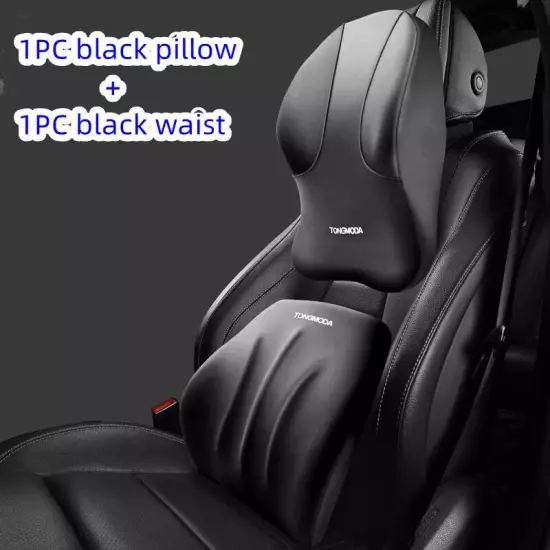 Car Neck Pillow Memory Foam Car Lumbar Support Universal Pillow Backrest Cushion