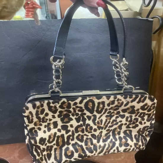 HUGE! Large Kate Spade $1295 Crown Point Garcia Leopard Purse Bag SOLD OUT