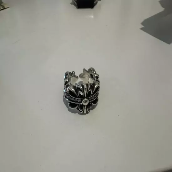 Chrome Hearts Style Cemetery Ring And Lion Ring 925 Silver And Watch