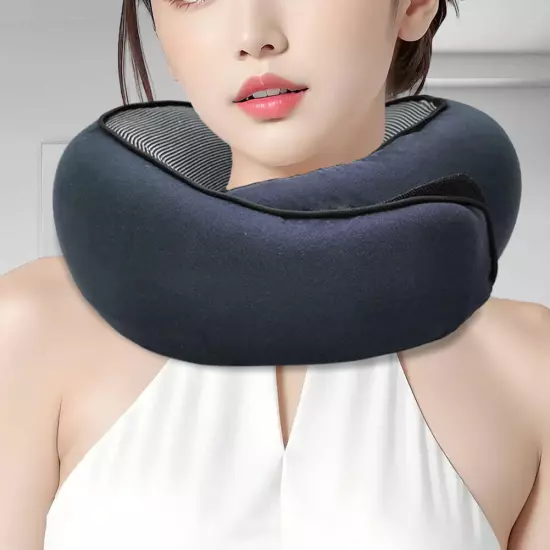 Neck Pillow Memory Foam Travel Pillow Airplane Pillow for Home Airplanes and Car