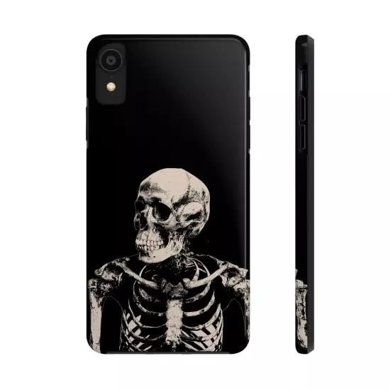 Dark Skeleton Skull Tough iPhone & Samsung Galaxy Cases Cover, Gift For Men