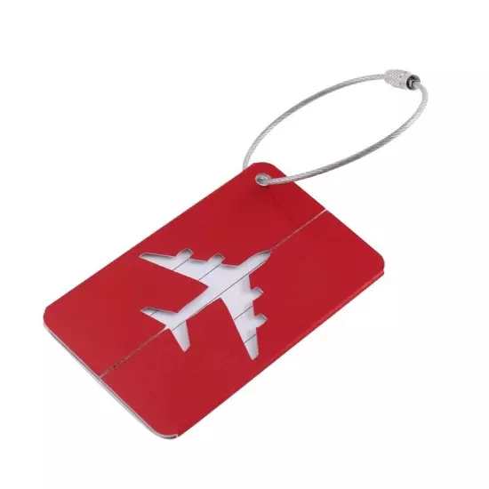 Aluminum Alloy Luggage Tag Metal Hollow Luggage Tag Tags Suitcase Card2593