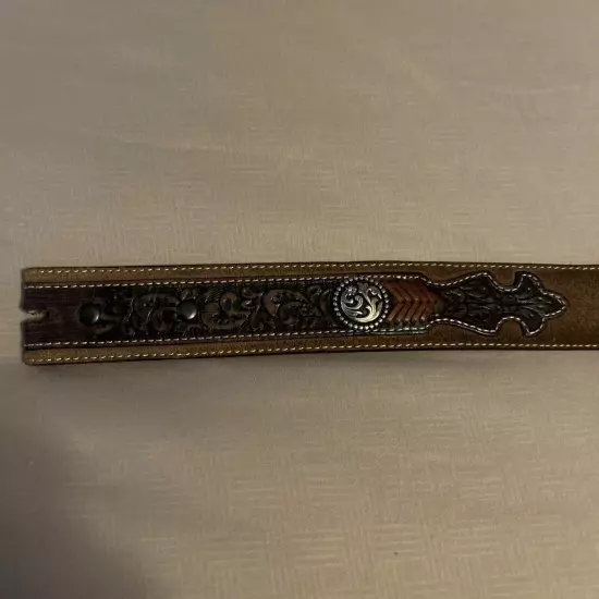 mens western belt 34