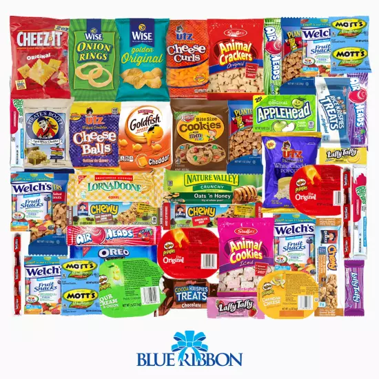 Care Package 45 Count Snack Sampler Gift Basket