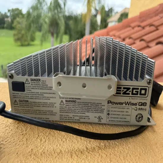 EZGO RXV TXT 48 Volt Golf Cart Charger OEM Delta-Q PowerWise QE 635669 917-4810